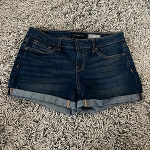 Dark Blue Midi Shorts
